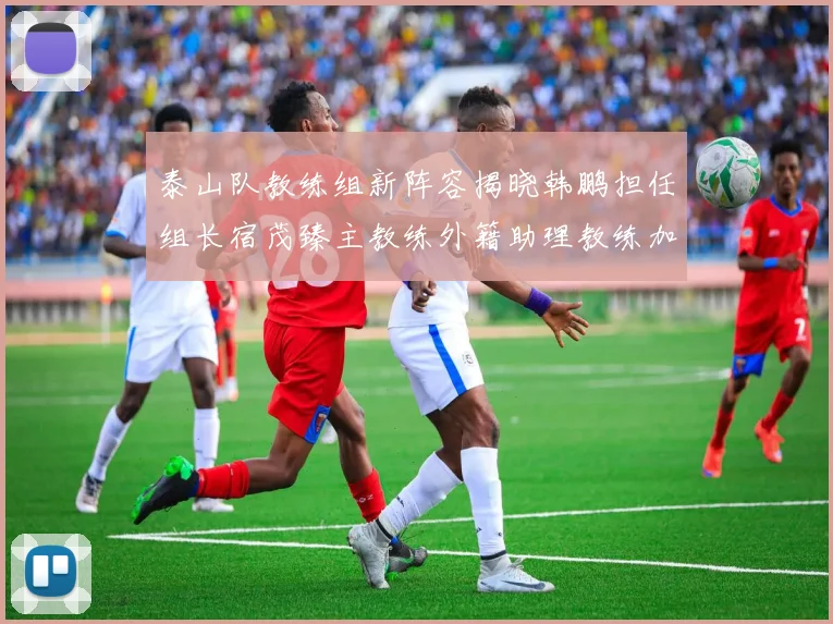 泰山队教练组新阵容揭晓韩鹏担任组长宿茂臻主教练外籍助理教练加盟